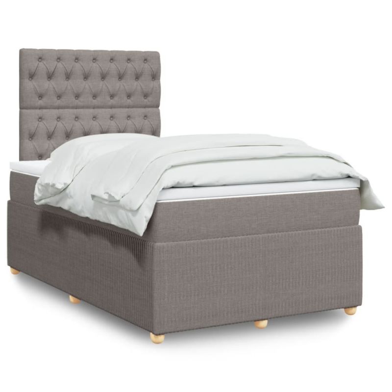Łóżko kontynentalne WaszeMeble 120x190 cm Brązowe WM-3294306 1 szt.