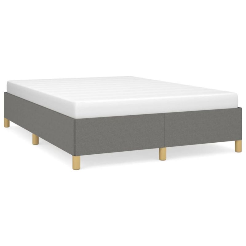 Łóżko tapicerowane WaszeMeble 140x190 cm ciemnoszara WM-347158 1 szt.