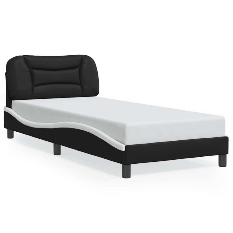 Łóżko tapicerowane WaszeMeble 80x200 cm czarne WM-3213897 1 szt.