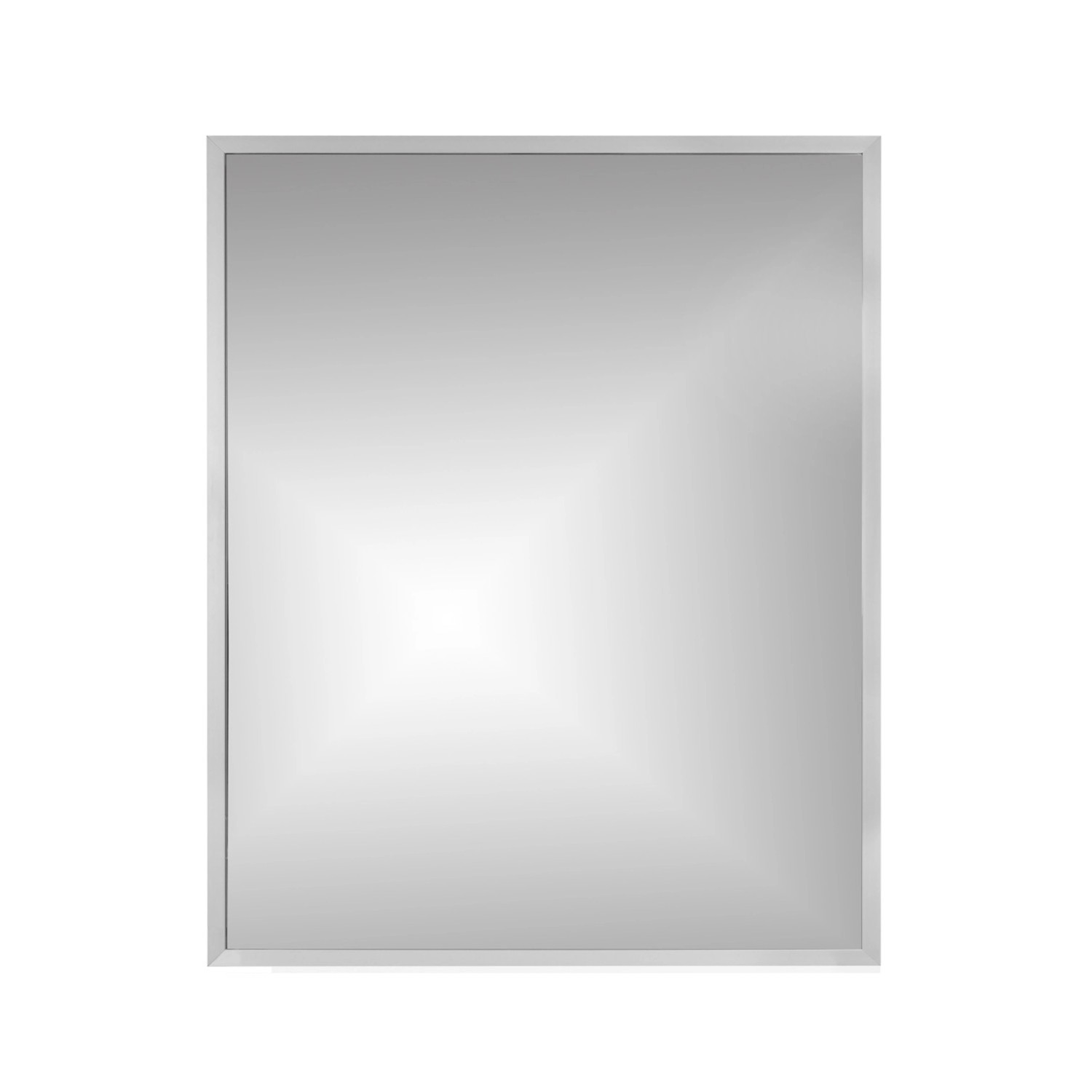 Lustro bez LED BRW Line srebrna rama 65x80