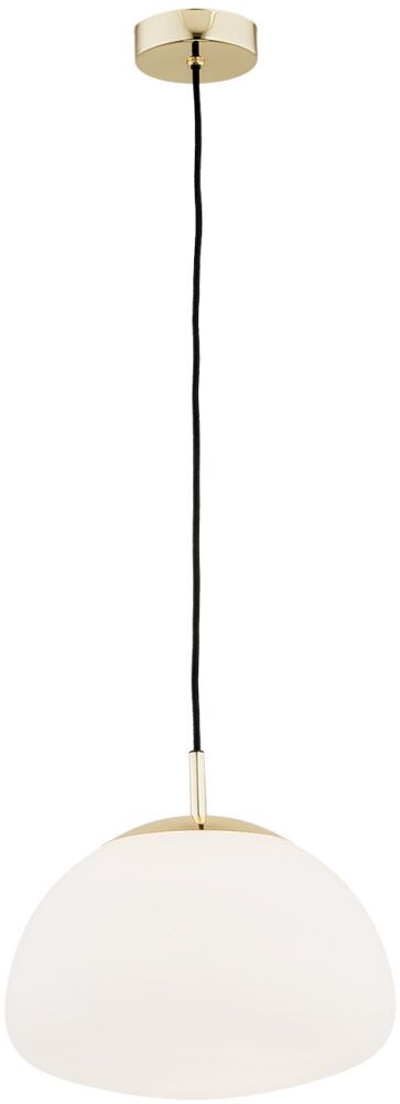 Argon Trini lampa wisząca 1x15W opal mat/mosiądz 4316
