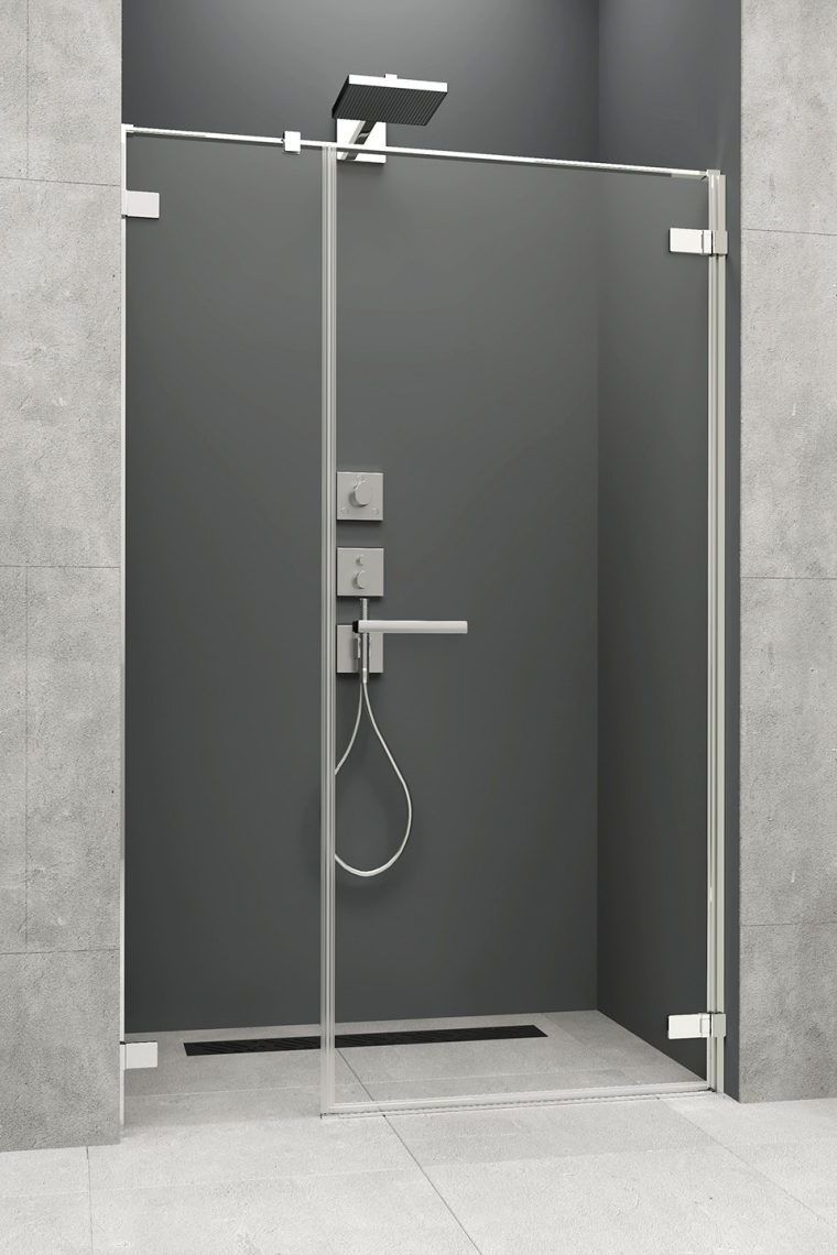 Radaway Arta DWS drzwi prysznicowe 62,8 cm wnękowe prawe chrom/szkło przezroczyste 386628-03-01R