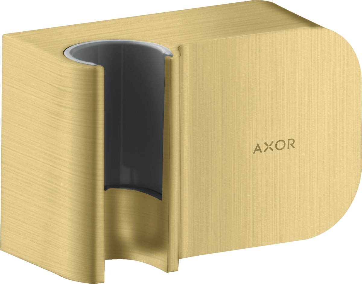 Axor One przyłącze kątowe z uchwytem Porter mosiądz szczotkowany 45723950