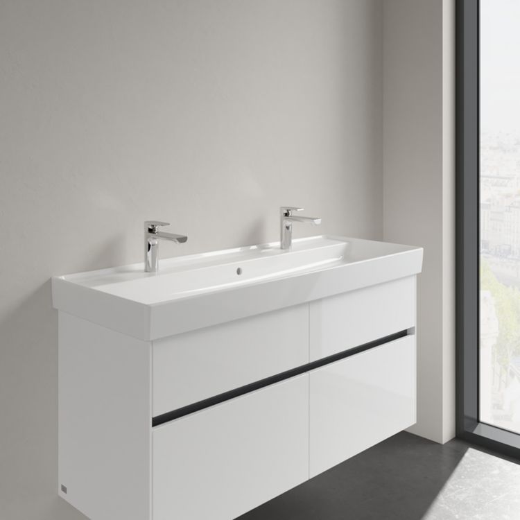 Villeroy & Boch Collaro umywalka 120x47 cm meblowa prostokątna CeramiPlus Weiss Alpin 4A33C4R1