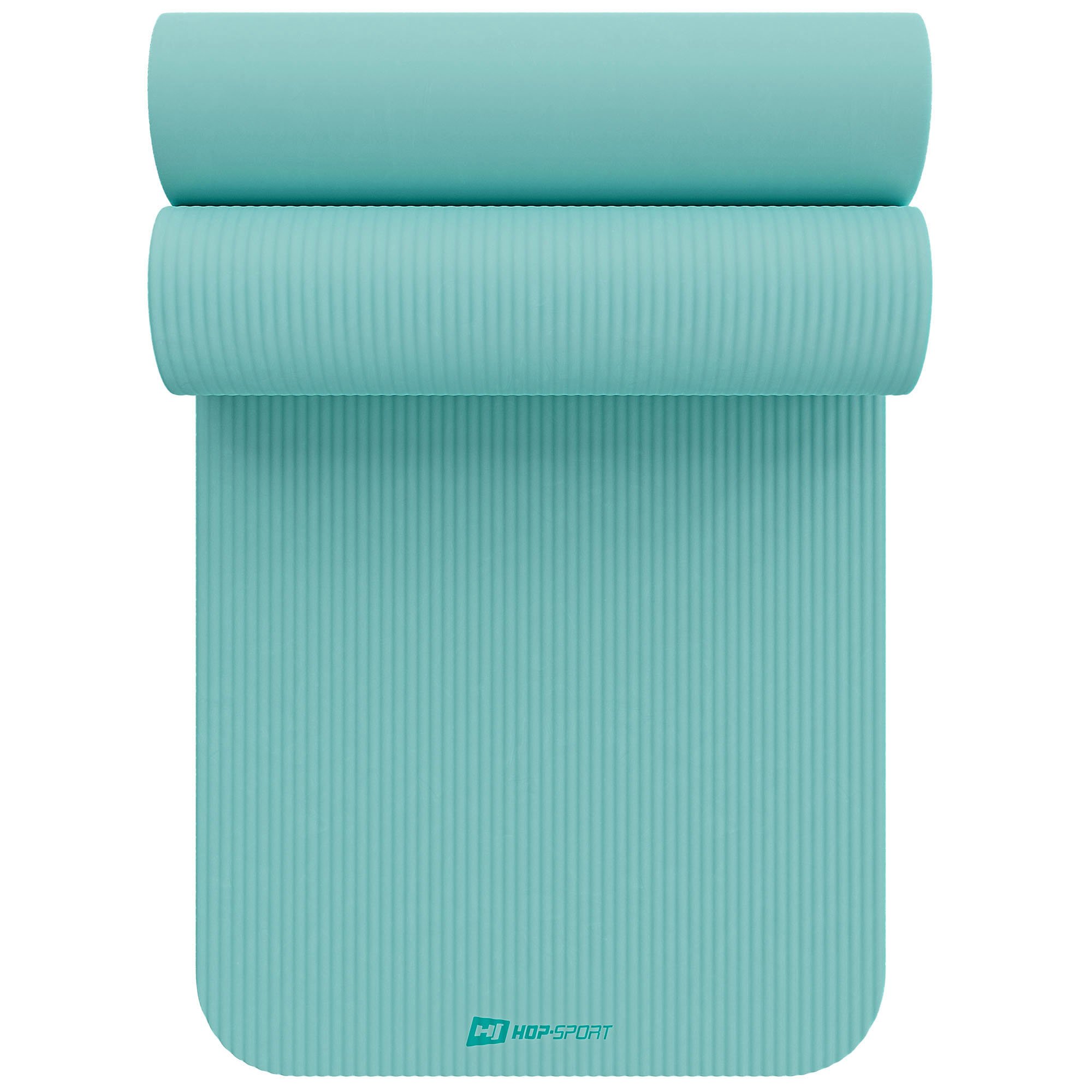 Mata fitness NBR 1cm - turkusowa - 190x60 cm