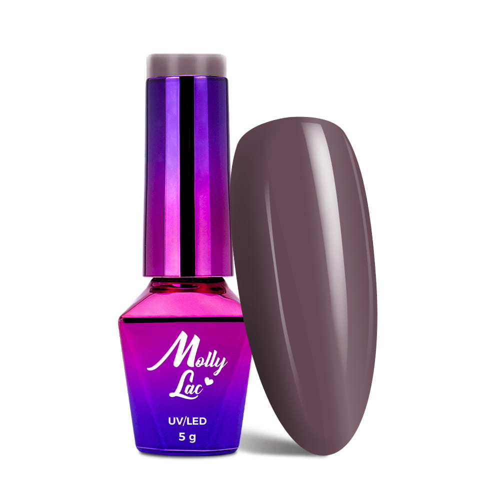 Lakier hybrydowy LED/UV Gel Polish MollyLac Delicate Woman Nr 61 Very Nice 5 g