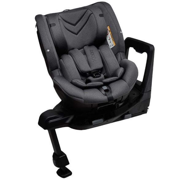 Axkid Spinkid obrotowy fotelik samochodowy 40-105 cm-Granite Melange