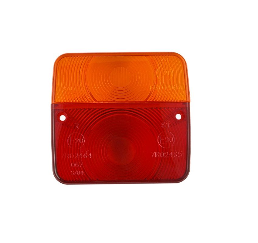Klosz lampy tylnej LT1 czerwono-pomarańczowy, Wesem 103x98