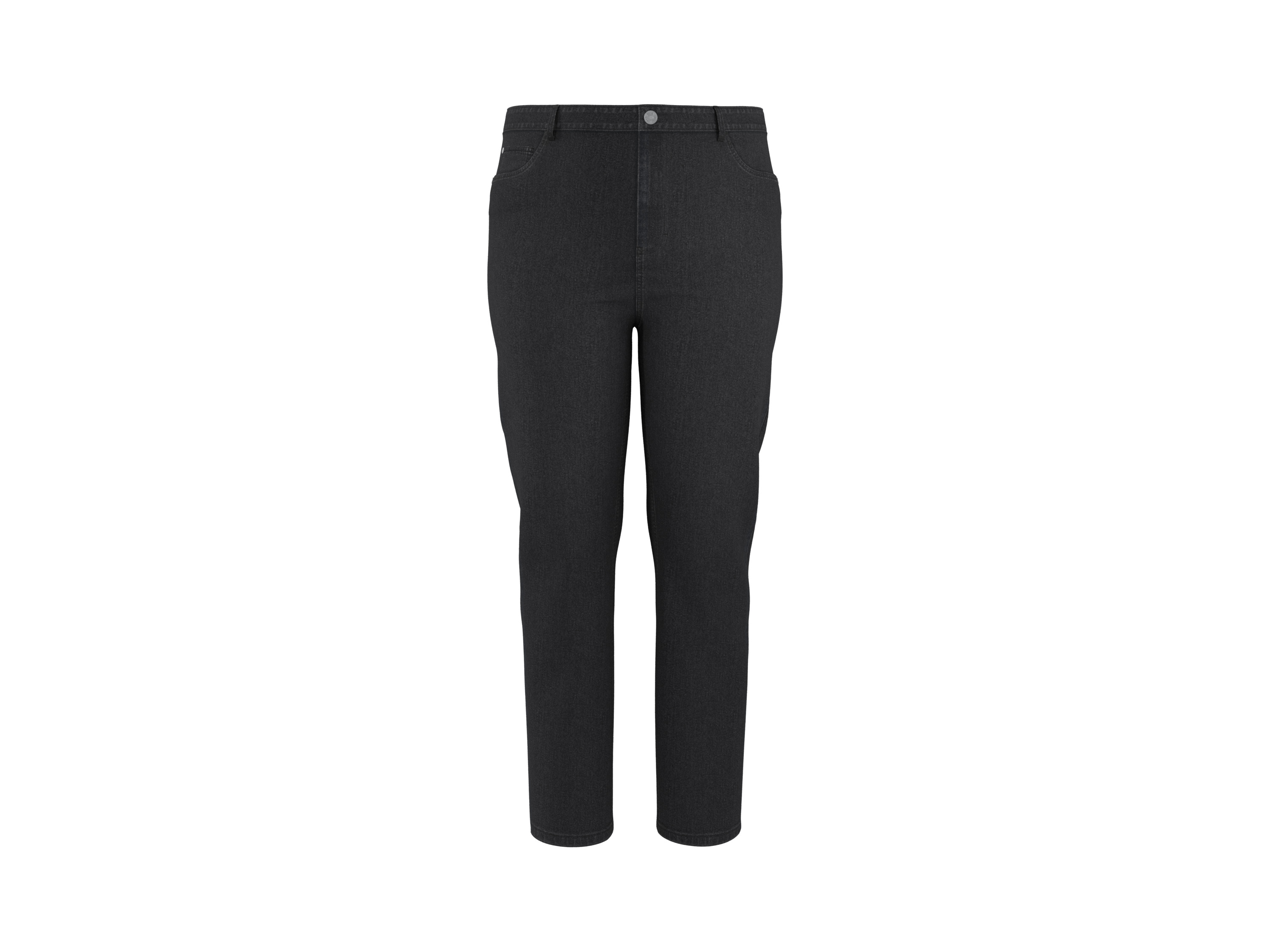 esmara Jeansy damskie Plus Size Xxl, skinny fit Czarny, 48