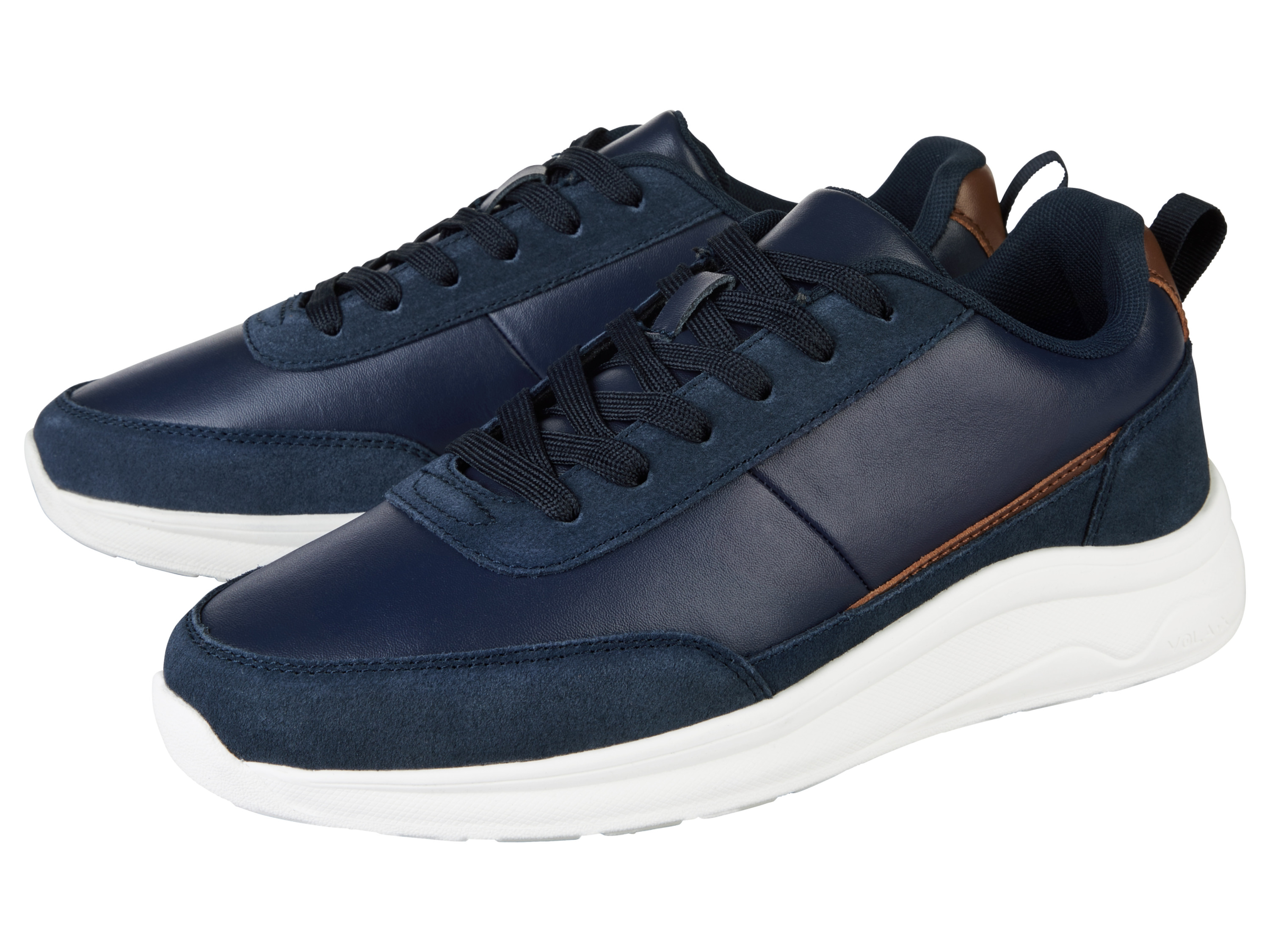 esmara Buty męskie premium ze skóry Granatowy, 45
