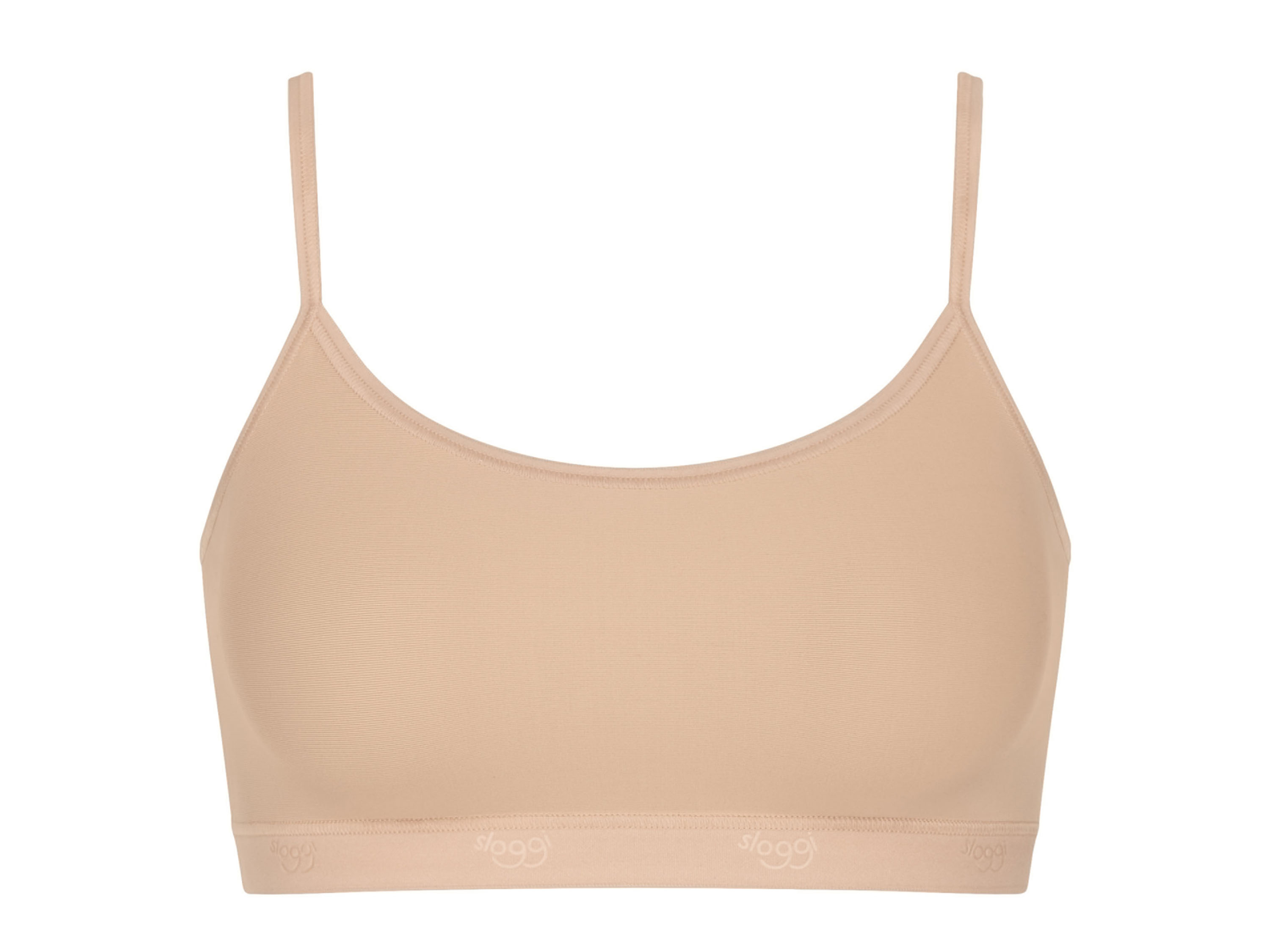 Hello by Sloggi Top bustier damski »Fresh N Free« Beżowy, 42