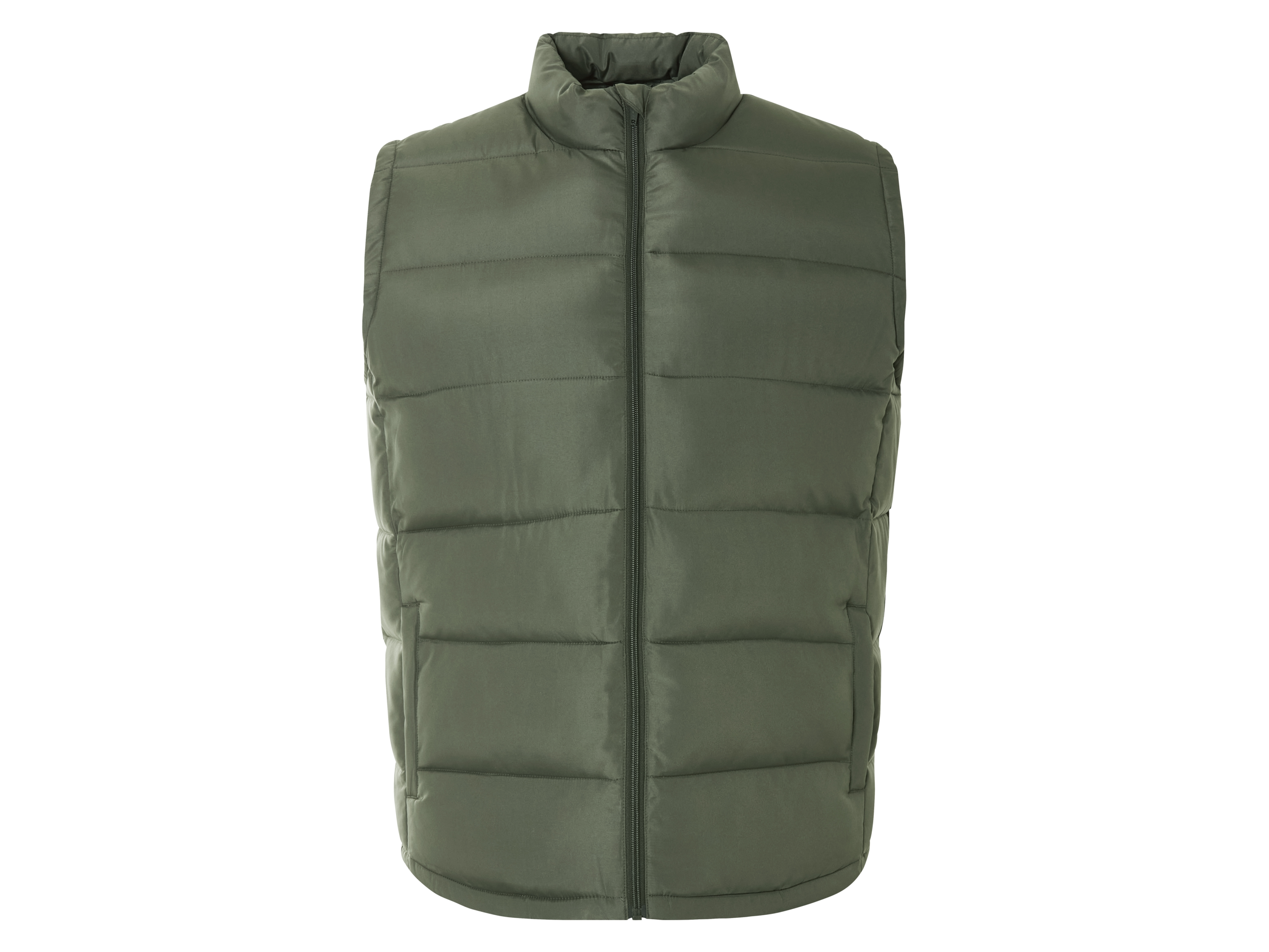 esmara Men Kamizelka pikowana męska PLUS SIZE XXL (Zielony, 9/3XL)