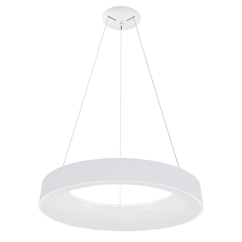 Żyrandol Italux Giulia 8885 biały nowoczesny wbudowany LED 80W 1 szt.