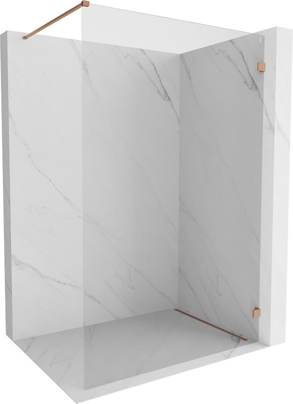 Ścianka prysznicowa Mexen Lunar transparent miedź szczotkowana 50x200 cm 830-050-000-65-00-P 1 szt.