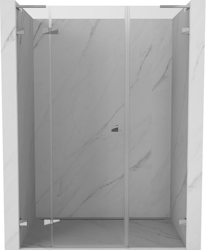 Drzwi prysznicowe Mexen Lunar L chrom transparent 135x200 cm 1 szt.