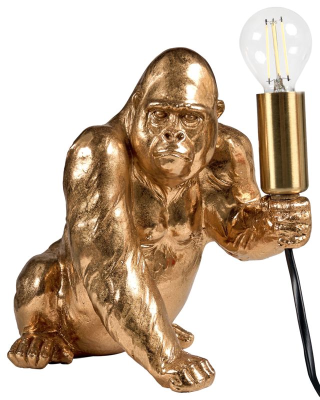 Lampa stołowa Goryl Harambe Złoty 1 szt.