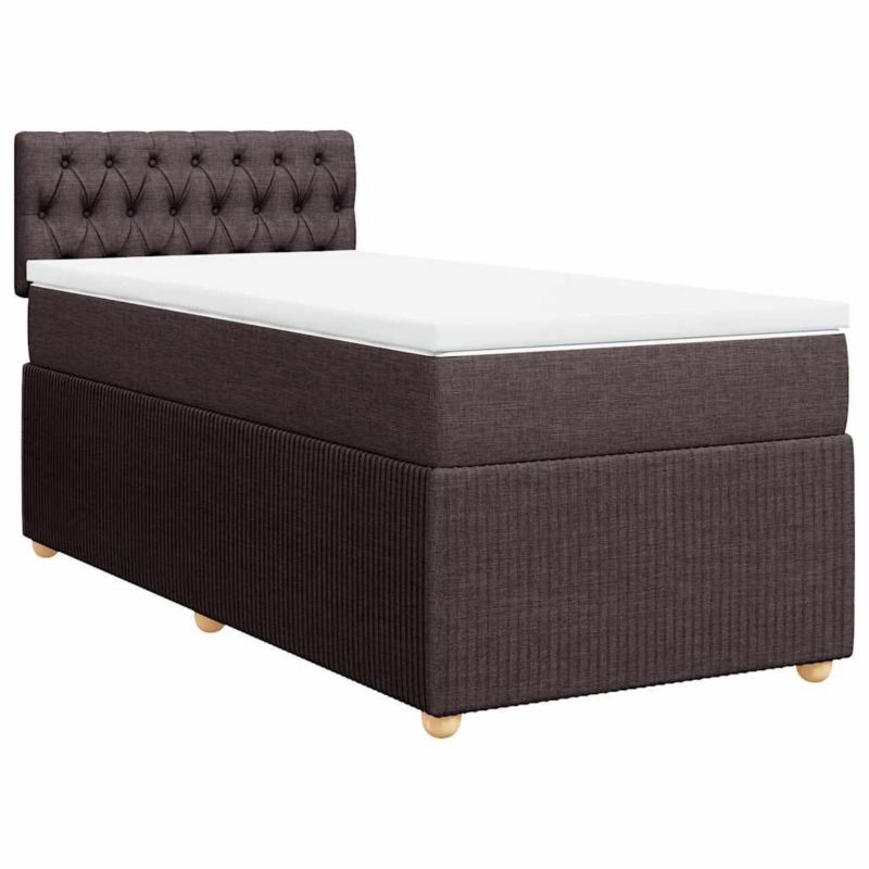 Łóżko kontynentalne WaszeMeble 80x200 cm brązowe WM-3287293 1 szt.