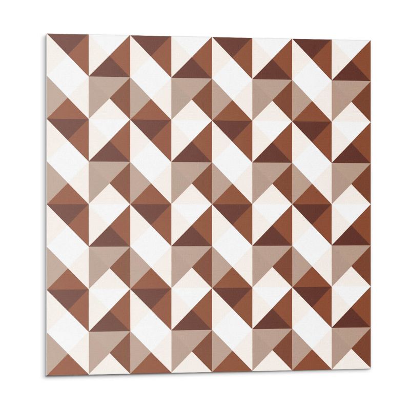 Kafelki samoprzylepne Wallfluent 30x30 cm Wzór trójkątów w minimalistycznym wydaniu 9 szt.