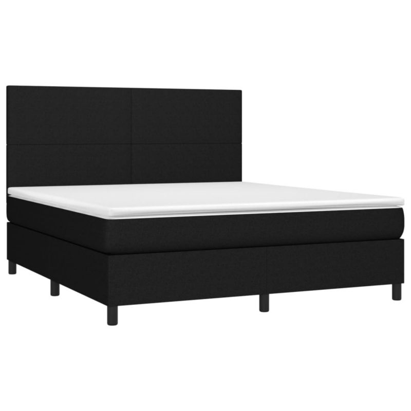 Łóżko kontynentalne WaszeMeble 180x200 cm czarne WM-3134735 1 szt.