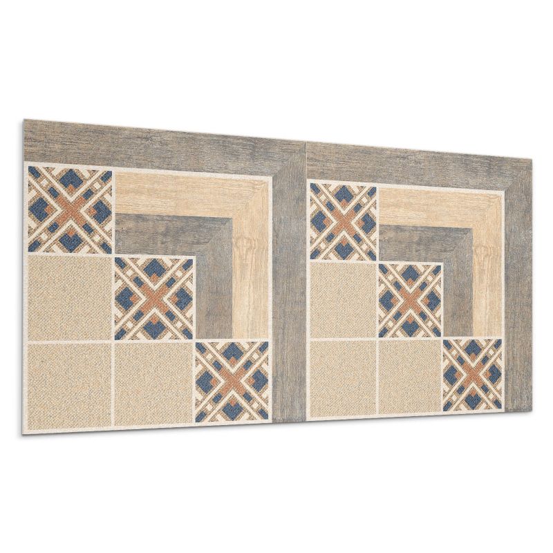 Kafelki samoprzylepne Wallfluent 60x30 cm Kanciaste motywy na płytkach 6 szt.