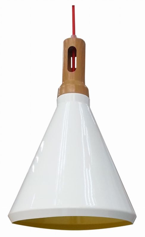 Lampa wisząca Candellux Robinson biała wym: 115 x 26 x 26 cm 1xE27 x 60W 1 szt.