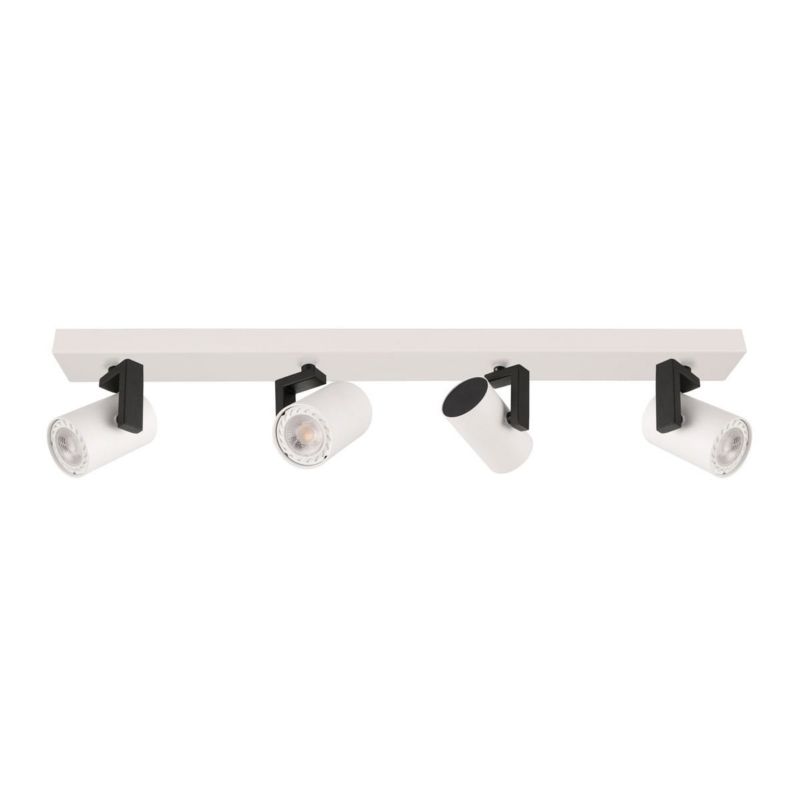 Lampa sufitowa wisząca Italux Mola 5001 biało-czarna listwa regulowana 4xGU10 x 35W 1 szt.
