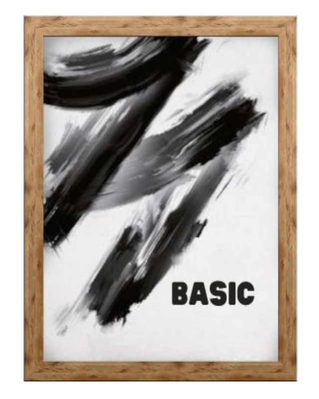 Ramka MDF BASIC na zdjęcie 42x59,4 cm naturalny 1 szt.