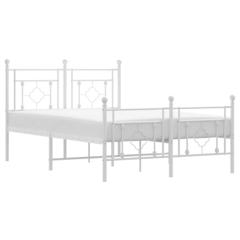 Łóżko metalowe WaszeMeble 120x190 cm biała WM-374403 1 szt.
