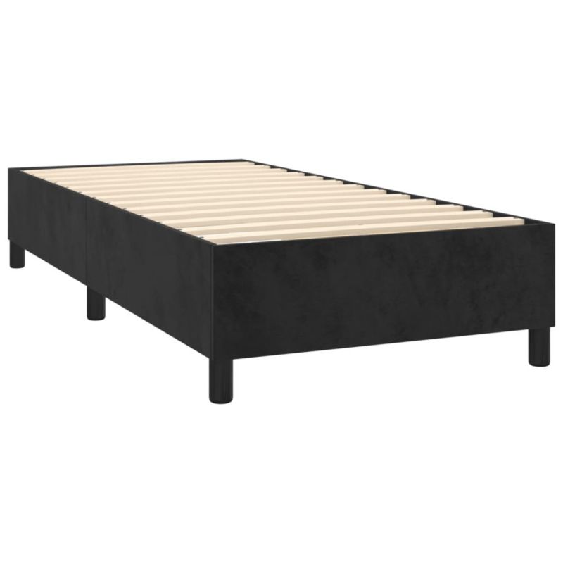Łóżko kontynentalne WaszeMeble 90x190 cm czarny WM-3139417 1 szt.