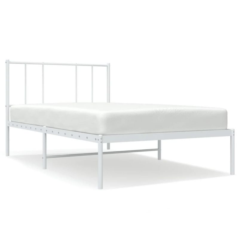 Łóżko metalowe WaszeMeble 90x190 cm biała WM-352521 1 szt.