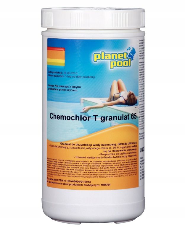 Chemia basenowa, Pool Systems, Planetpool, Chlor, Chemochlor T Granulat 65, 1Kg