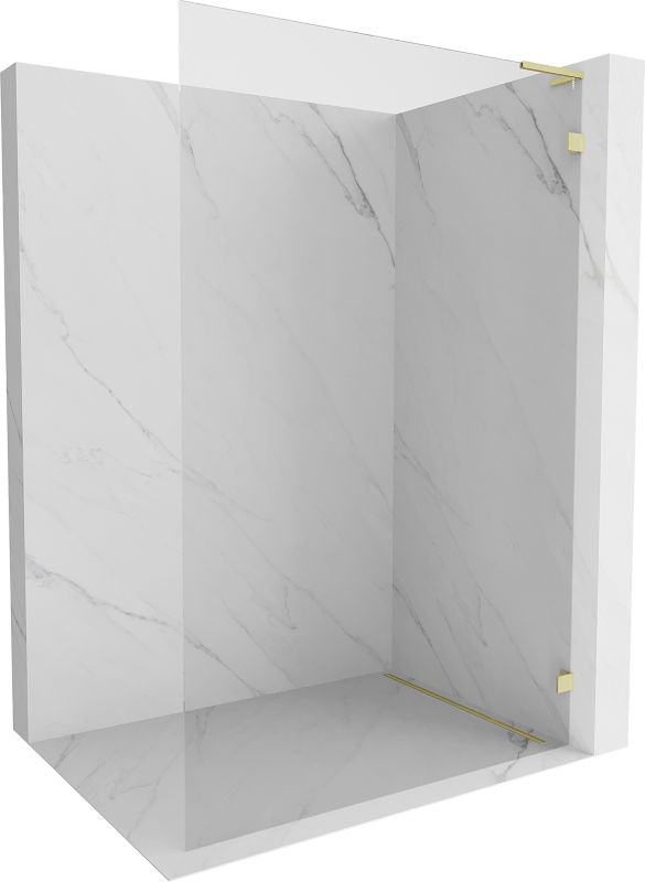Ścianka prysznicowa Mexen Lunar L złoty szczotkowany 90x200cm 830L-090-000-55-00-P 1 szt.