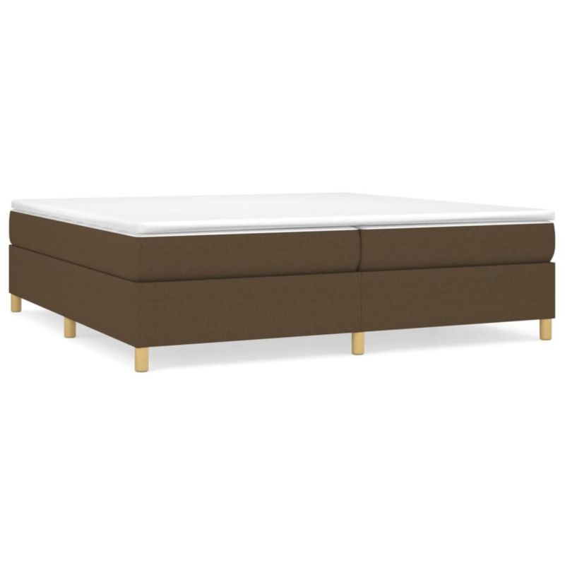 Łóżko kontynentalne WaszeMeble 200x200 cm brązowe WM-3144549 1 szt.