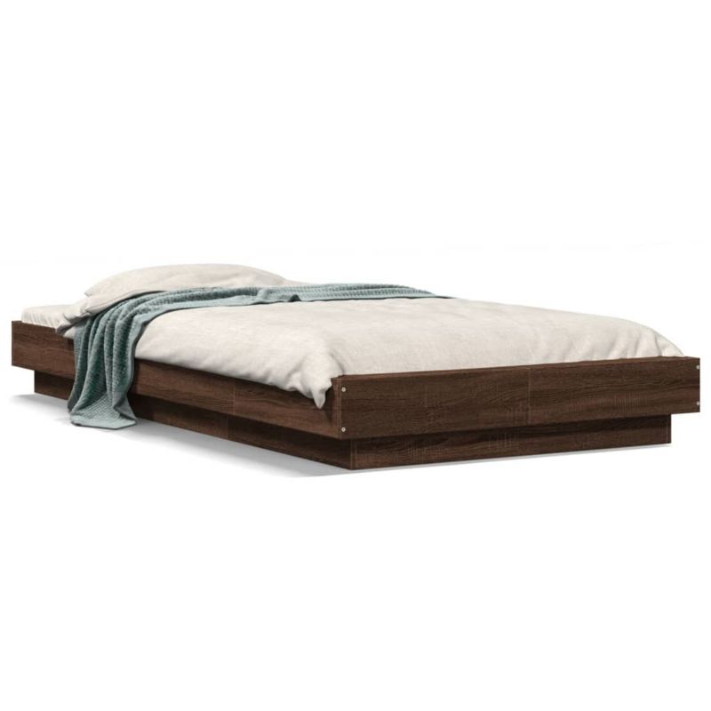 Łóżko drewniane WaszeMeble 75x190 cm brązowy WM-3281160 1 szt.