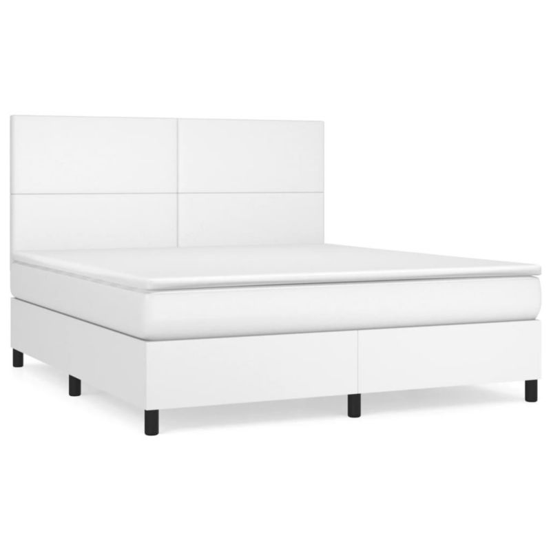 Łóżko kontynentalne WaszeMeble 180x200 cm białe WM-3142738 1 szt.