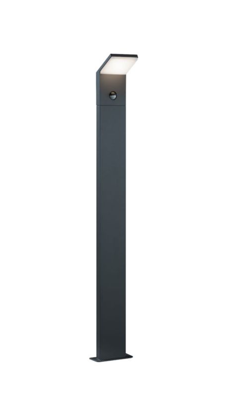 Lampa ogrodowa stojąca Trio Pearl antracytowo-biała LED 9W 3000K 900lm czujnik IP54 wym: 100 x 14 x 12,5 cm aluminium - 1 szt.