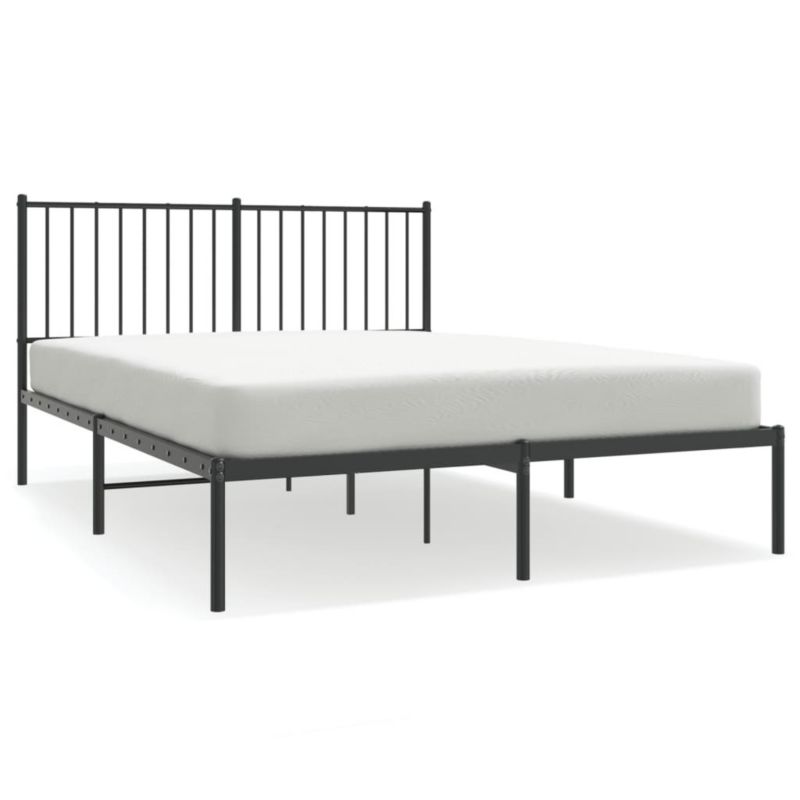 Łóżko metalowe WaszeMeble 135x190 cm czarna WM-350863 1 szt.