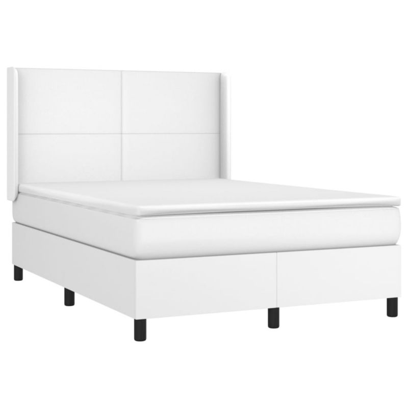 Łóżko kontynentalne WaszeMeble 140x200 cm biała WM-3139266 1 szt.