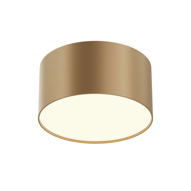 Plafon sufitowy nowoczesny Maytoni Zon matowy złoty LED 12W 3000K 600lm IP20 wym: 6 x 12 x 12 cm aluminium - 1 szt.