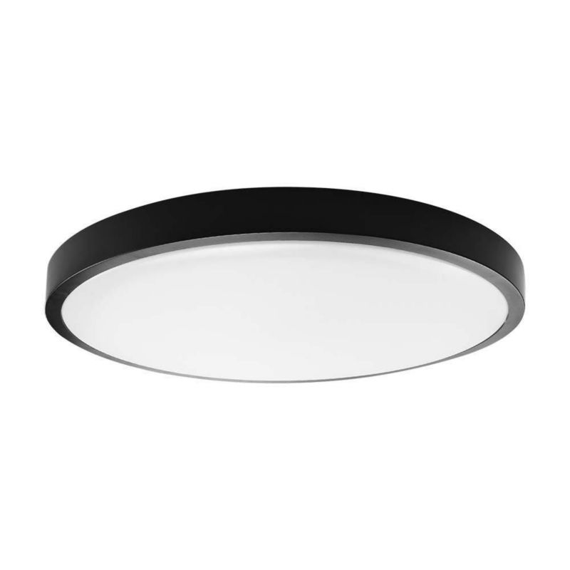 Plafon sufitowy nowoczesny V-TAC czarno-biały LED 24W 4000K 2500lm okrągły IP44 wym: 6 x 29,5 x 29,5 cm - 1 szt.
