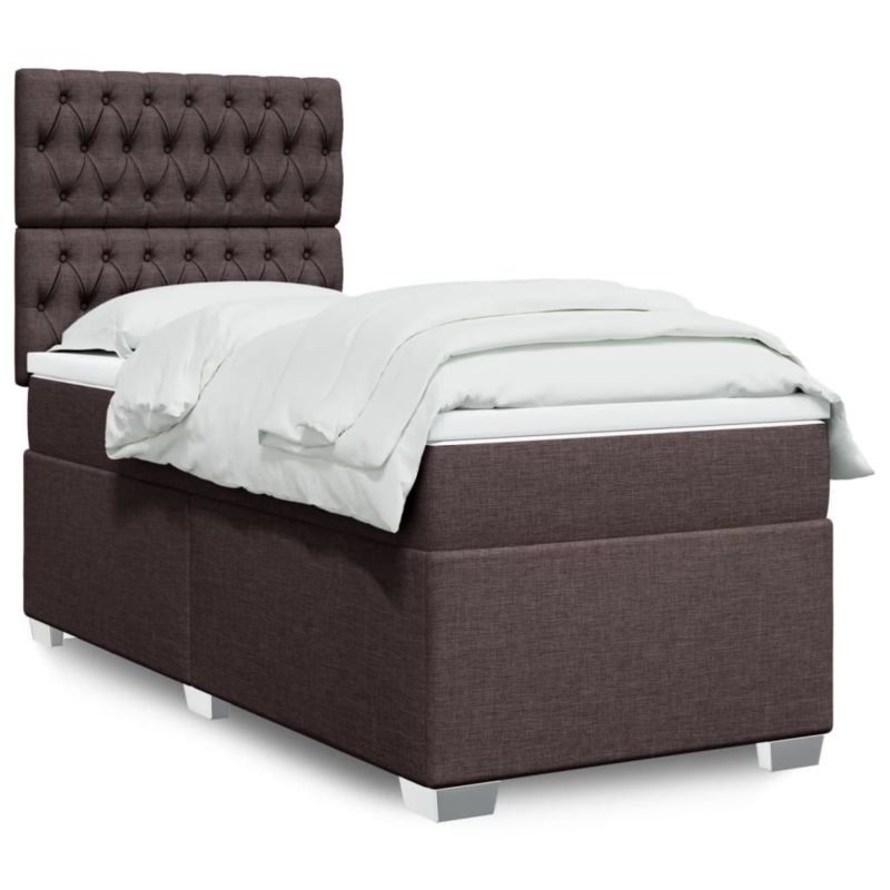 Łóżko kontynentalne WaszeMeble 100x200 cm brązowe WM-3290409 1 szt.