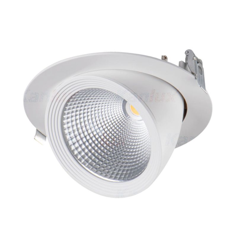 Oprawa sufitowa wpuszczana Kanlux Hima biała LED 33W 4000K 3670lm IP20 wym: 19 x 19 cm okrągła - 1 szt.