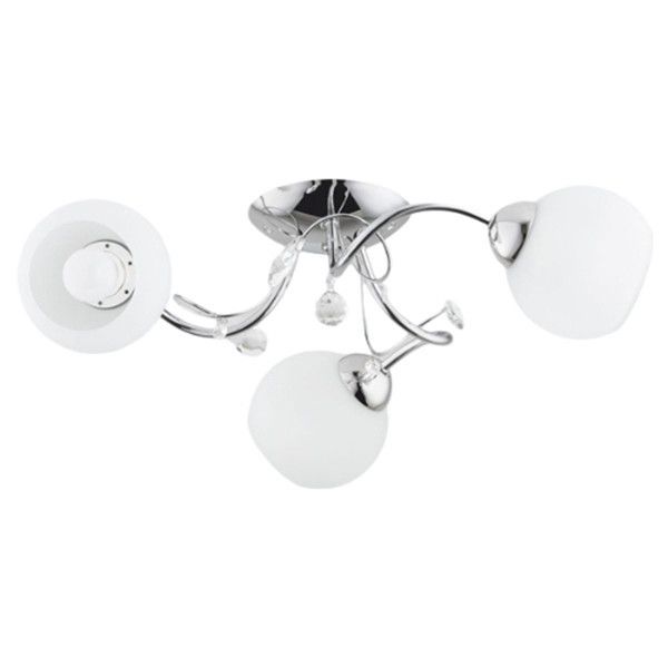 Lampa sufitowa wisząca Alfa Livia Pro 5231 chromowana styl klasyczny 3xE27 x 15W 1 szt.