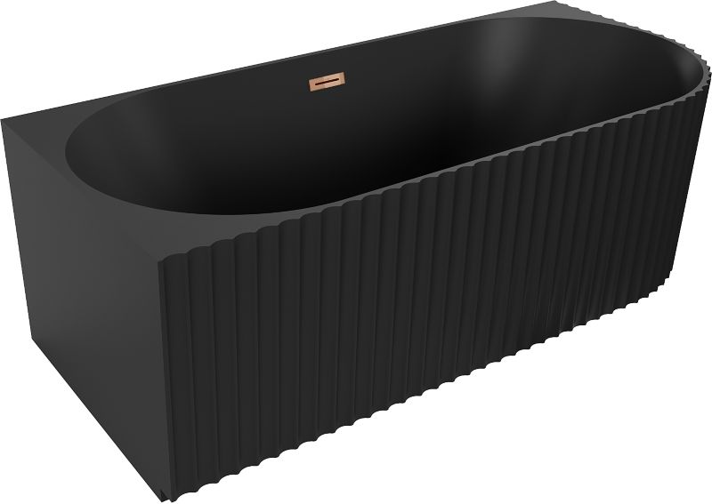 Wanna wolnostojąca Mexen Gia czarna 150x75 cm 52701507571L-601 szt.