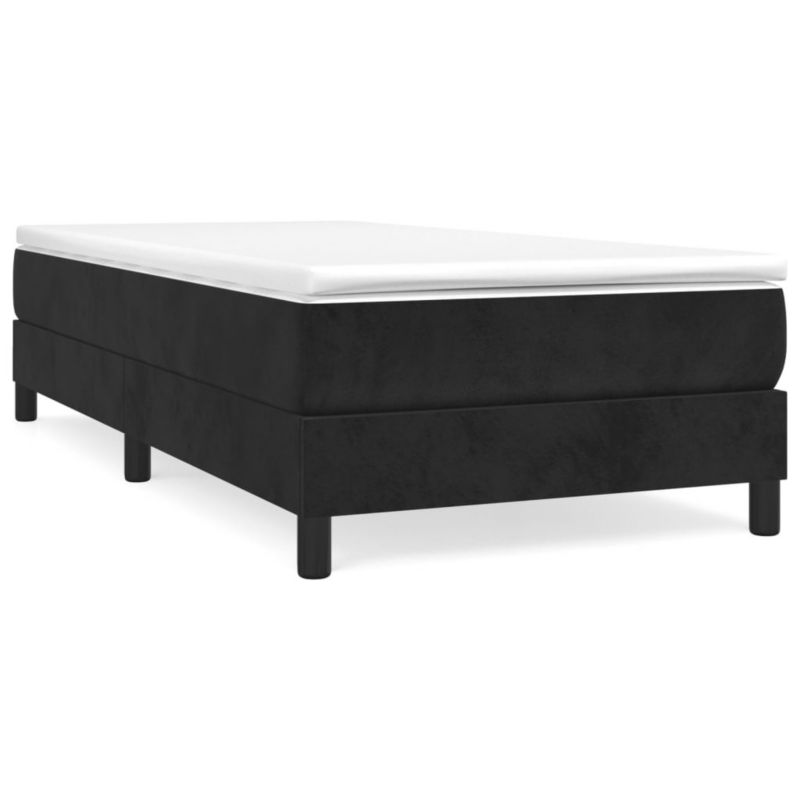 Łóżko kontynentalne WaszeMeble 90x190 cm czarne WM-3144305 1 szt.