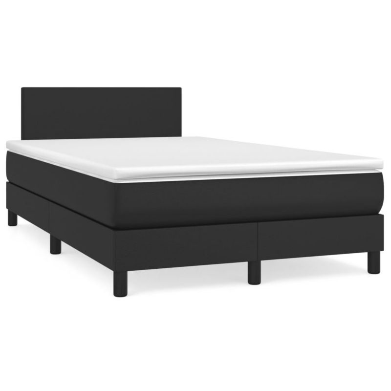 Łóżko kontynentalne WaszeMeble 120x200 cm czarne WM-3140993 1 szt.
