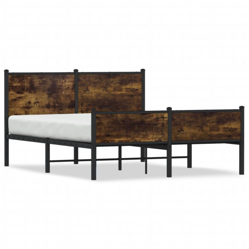 Łóżko metalowe WaszeMeble 150x200 cm dąb WM-3301385 1 szt.