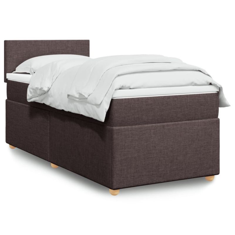 Łóżko kontynentalne WaszeMeble 90x200 cm brązowe WM-3286559 1 szt.