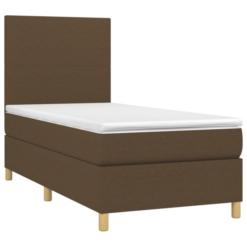 Łóżko kontynentalne WaszeMeble 90x200 cm brązowe WM-3135248 1 szt.