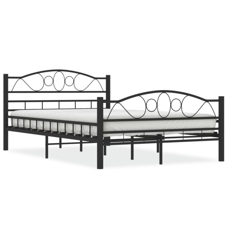 Łóżko metalowe WaszeMeble 120x200 cm czarna WM-285287 1 szt.